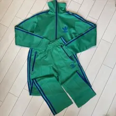 ビンテージ　黒タグadidas セットアップ上XS下S グッドコンディション