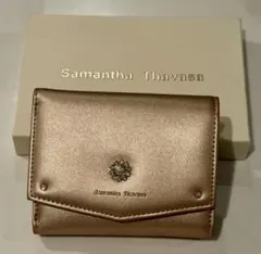 Samantha Thavasa ピンクゴールド 三つ折り財布