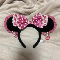 ディズニーカチューシャ イヤリング ミニー レア