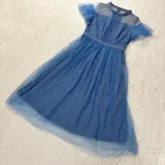 エメアンシェ　はしごレースチュールパーティードレス　ワンピース　結婚式　二次会のサムネイル