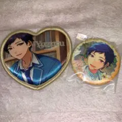 あんさんぶるスターズ あんスタ 伏見弓弦 カプセル缶バッジ カプ缶