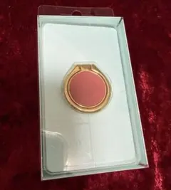 salisty(サリスティ)マットカラー スマートフォンリング コーラルレッド