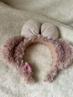 シェリーメイ　ShellyMay 耳付きカチューシャ ベージュ・ブラウン