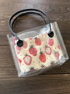 ラブラリーバイフェイラー ストロベリードット巾着　FEILERラブラリー ポーチ