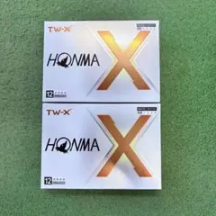 ⭐️新品⭐️ HONMA TW-X 2024年モデル 2ダース ホワイト 本間ゴルフのサムネイル