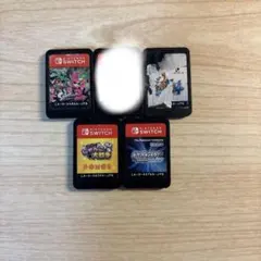 Switch ソフト 4本まとめ売り ポケモン スプラトゥーン2 妖怪ウォッチ4のサムネイル