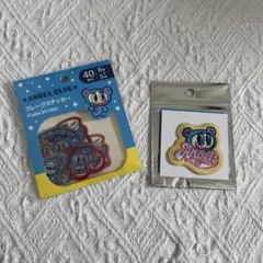 ANGEL BLUE フレークステッカー ししゅうステッカー　エポキシシールのサムネイル