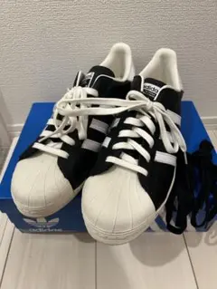 adidas スーパースター82 id5960 ブラック/ホワイト 30cm