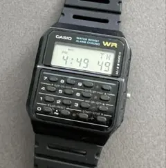 CASIO カシオ データバンク CA-53W 旧ロゴ　純正ベルト新品のサムネイル