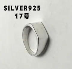 シルバーオーバル印台ユニセックスSILVER925クッションポリッシュド11 