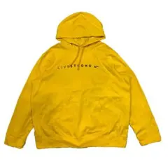 NIKE × LIVESTRONG 黄色 スウェット XL 古着 コラボ ナイキ