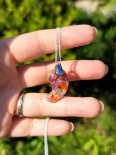 【霊石】宮崎ニニギ水晶　特大勾玉　精麻ネックレス☆証明書付 霊石】宮崎ニニギ水晶 特大勾玉 精麻ネックレス☆証明書付 2025