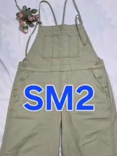 【SM2】オーバーオール　サロペット　ベージュ　Lサイズのサムネイル