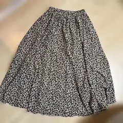 rps ロングスカート　ヒョウ柄　豹柄
