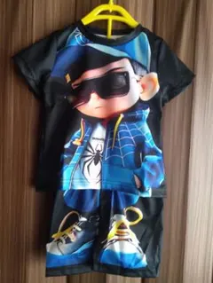 【新品】男の子 半袖Tシャツ＆ショートパンツセット【80-92】