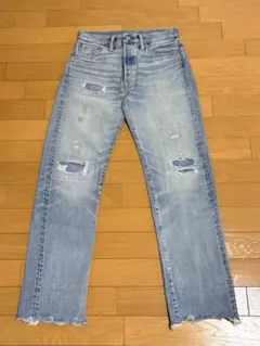 ⭐️RRL⭐️ダブルアールエルダメージ加工デニム24ラルフローレンのサムネイル