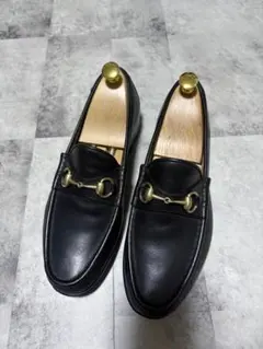 美品　GUCCIホースビットローファー メンズ 本革 41 1/2 E 26cm