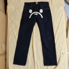 【希少】ユニクロ 大黒風ペイント デニムパンツ 濃紺 evisu 希少】ユニクロ 大黒風ペイント デニムパンツ 濃紺 evisu - メルカリ
