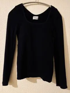 To the sea カップ付き 長袖 トップス ブラックのサムネイル