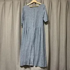 MAA 様専用　ELLIFE エリフェ　ワンピース　前あき　水色　2way