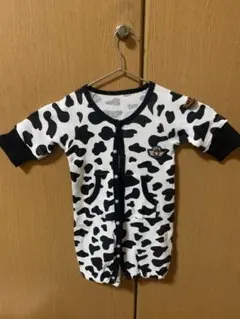 牛柄ロンパース 50-70cm 綿100%
