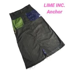LIME INC Anchor ロング丈デニムスカート