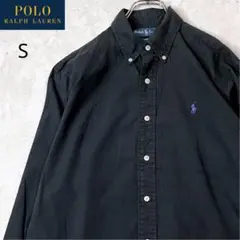 Polo Ralph Lauren ブラック　ボタンダウンシャツ S
