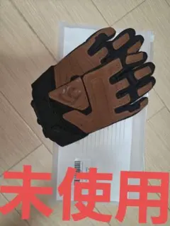 バイク用 グローブ ブラウン ブラック サイズLですがM寄りのサムネイル