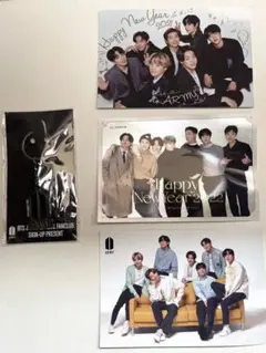 BTS ファンクラブ キーホルダー ポストカード