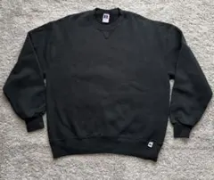 90s USA製 RUSSELL ATHLETIC 無地スウェット ブラック