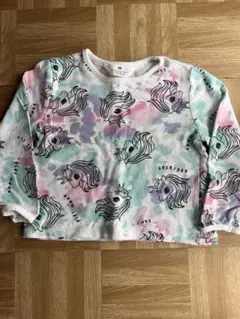 H&M ユニコーン柄 長袖カットソー 110cm