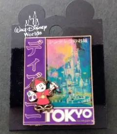 ★レア！レトロ★WDW★ディズニーTOKYO★ミッキーマウスピンバッジ★