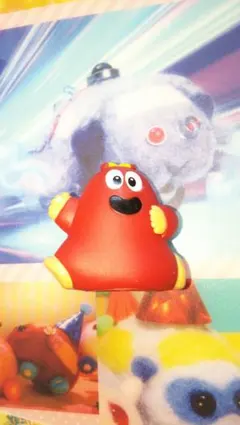 平成レトロガチャピン・ムックソフビ指人形ムック2002年製ユージンガチャガチャ