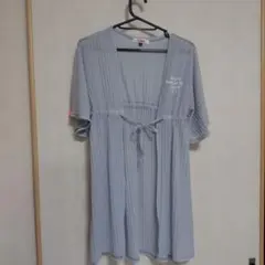 ピンクラテ半袖カーディガン XSサイズ