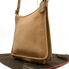 【美品】コーチ オールドコーチ ショルダーバッグ USA製 グローブレザー