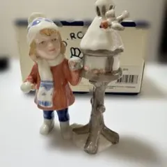 チ*ク様 ロイヤルコペンハーゲン 2002年 フィギュリン 男の子 女の子
