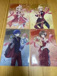 No.350【新品未使用】鏡音リンA4サイズクリアファイル4枚セット