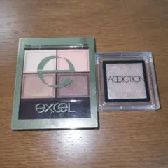 excel スキニーリッチシャドウ & ADDICTION ザアイシャドウ