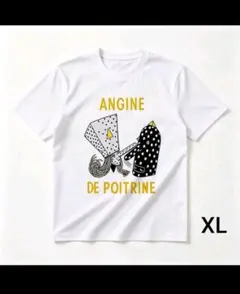 Angine de poitrine グラフィック Tシャツ ホワイト Mサイズ - メルカリ