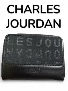 CHARLES JOURDAN シャルル ジョルダン 二つ折りコンパクト財布　黒