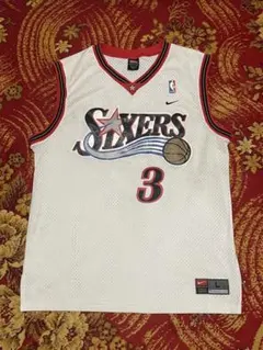 NIKE NBA Sixers IVERSON #3 ユニフォーム L - メルカリ