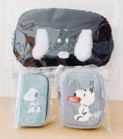 スヌーピー　ポーチ3種セット