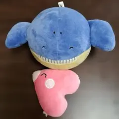 ポケモン　ぬいぐるみ　ラブカス ホエルコ