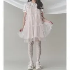 チュールコルセットミニワンピース【merry jenny】