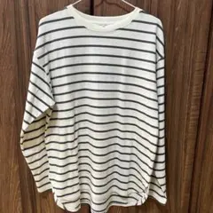 ストライプ 長袖Tシャツ Lサイズ
