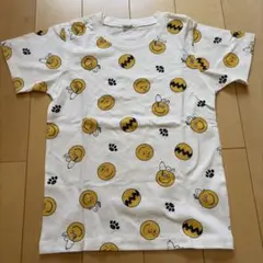 スヌーピー　PEANUTS スマイリーフェイス Tシャツ 120