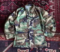 米軍実物 ミリタリー BDU ジャケット ウッドランド 迷彩 カモフラ M