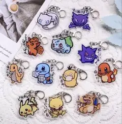 ポケモン お喋り アクリルキーホルダー BSIDELABEL 保護フィルム 新品