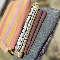 生地セット（ストライプ・幾何学模様）