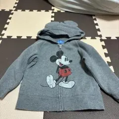 ミッキー　トレーナー　100 グレー